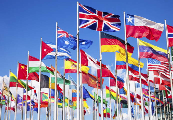 International relations and politics flags1 1024x682